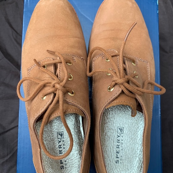 Sperry Delancey Camel Oxfords - Picture 4 of 6